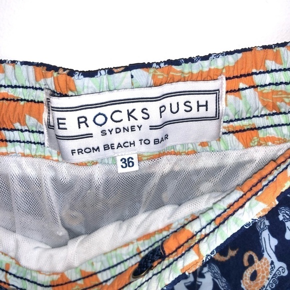 The Rocks Push Sydney Mermaids Board Swim Shorts Sz 36 - Picture 3 of 9